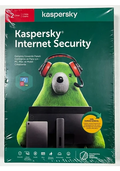 Kaspersky Internet Securıty 2cihaz 1 Yıl ürün görseli 1