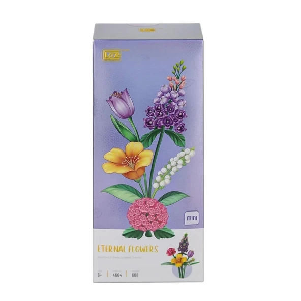 Mey İthalat® LZ4604  Çiçek Blok Seti 608 Parça -Vagon life ürün görseli 1