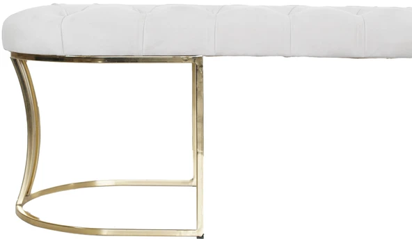 Viego Gold Bench Puf - Resim 11