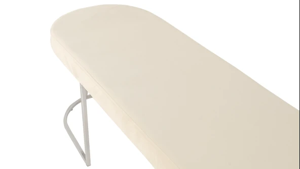 Viego Silver Smooth Bench Puf - Resim 11