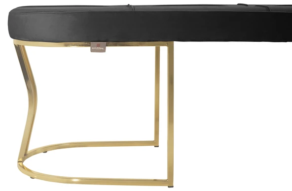 Viego Gold Exclusive Bench Puf - Resim 6