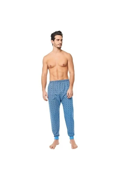 Seher Yıldızı Erkek Mavi Pijama Altı ürün görseli 1