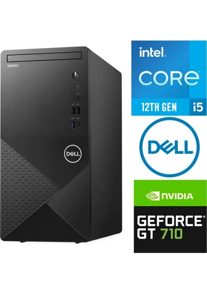 Dell Vostro 3030 I5-12400 16GB 512GB SSD 2 GB GT710 Windows 11 Pro Masaüstü Bilgisayar Masaüstü Bilgisayar N6004VDT3030MTU 019 ürün görseli 1