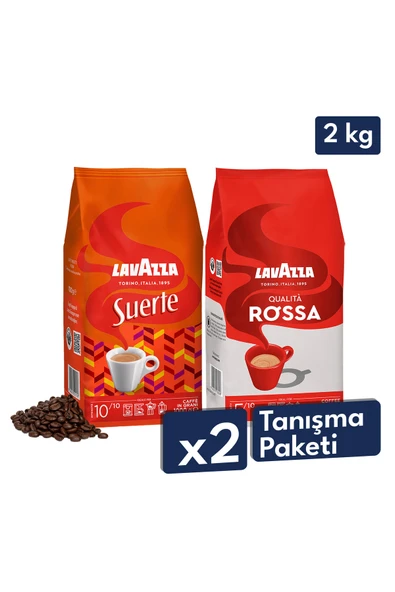 Qualita Rossa, Suerte Çekirdek Kahve 1 Kg | 2'li Tanışma Paketi ürün görseli 1