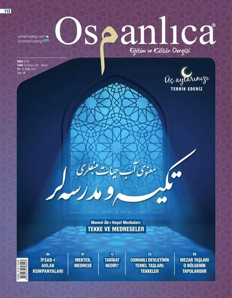 Ocak 2023 Osmanlıca Dergisi ürün görseli 1
