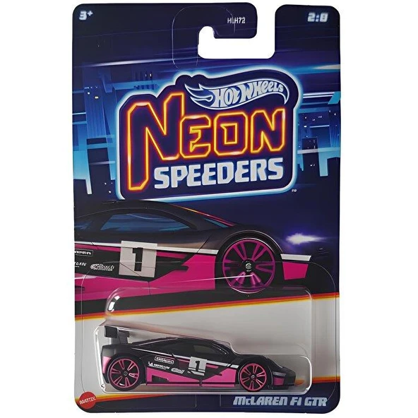Hot Wheels Neon Speeder Arabalar McLaren F1 GTR HLH72 HRW76 ürün görseli 1