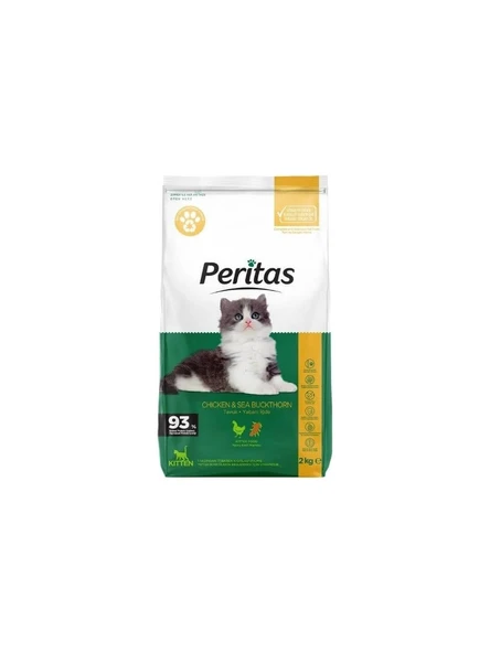 Peritas Tavuk ve Yabani İğdeli Açık Yavru Kedi Maması 1 Kg ürün görseli 1