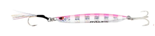 RYUJI SILENT JIG 60GR PINK ZEBRA GLOW ürün görseli 1
