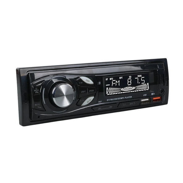 Carstar CS-107 Çift USB/SD/FM/AUX/Bluetooth Oto Teyp ürün görseli 1