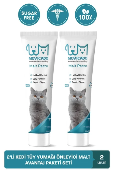 muvicado Yavru Kediler Için Malt Macun - Kedi Tüy Yumağı Önleyici - Kitten Malt Paste Antihairball ürün görseli 1