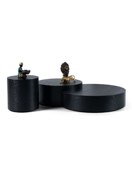 Walnut Orta Sehpa Takımı - Resim 2