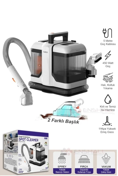 Enshall Yeni 450w Halı, Koltuk Leke Çıkarıcı Ve Araç Içi Leke Temizleme Makinesi ürün görseli 1