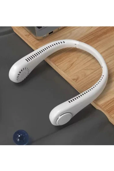 Vothoon Askılı Boyun Tipi Fan 3 Kademeli Ayar USB Type-C Şarjlı Sessiz & Eller Serbest Soğutma Çift Motorlu ürün görseli 1
