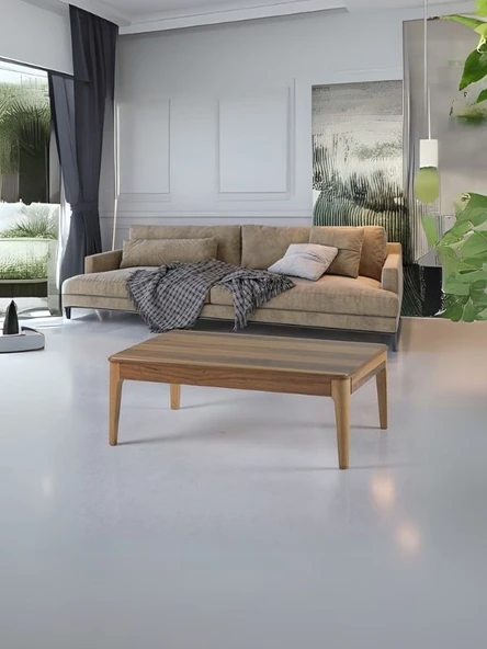 Soft Ceviz Orta Sehpa ürün görseli 1