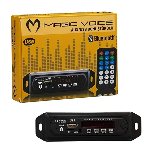 Magicvoice USB-400 Kumandalı Oto Teyp Çevirici ürün görseli 1