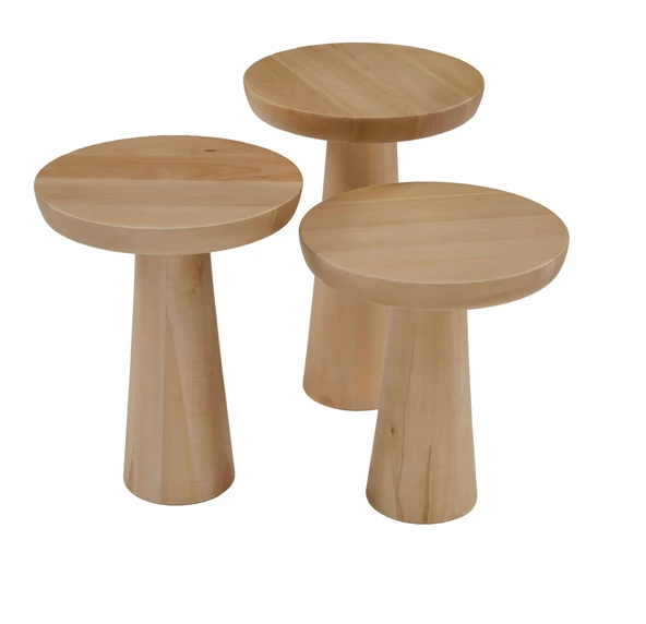 Mushroom 3'lü Zigon Sehpa - Resim 7