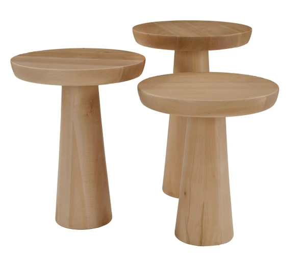 Mushroom 3'lü Zigon Sehpa - Resim 4