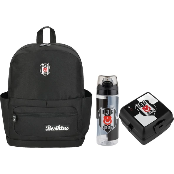 Taraftar Beşiktaş Çanta+ Suluk+ Beslenme Kabı Set8 ürün görseli 1