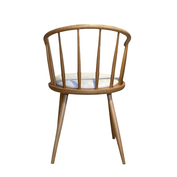 Bamboo Natural Ahşap Mutfak Sandalyesi - Resim 10