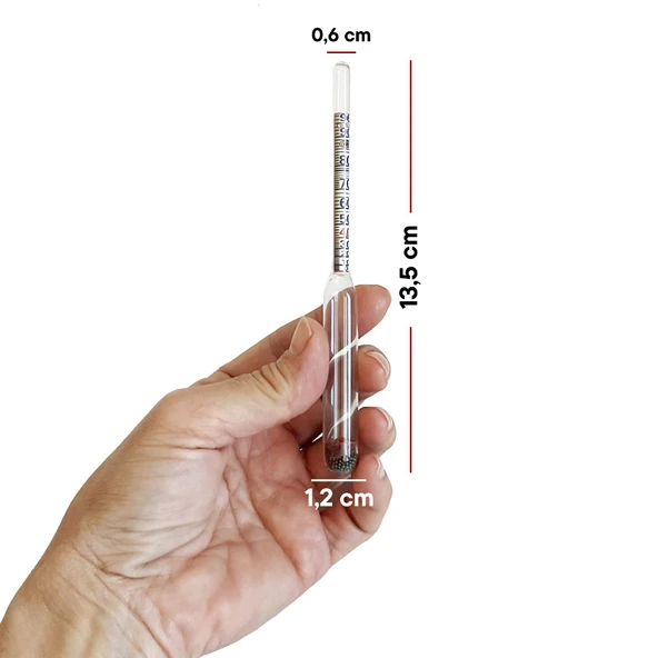 AEK-Tech Alkolmetre 0-100 Kısa Form 13.5 cm - Resim 4