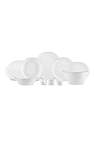 Streamline Yakamoz New Bone 59 Parça 12 Kişilik Yemek Takımı Gold ürün görseli 1