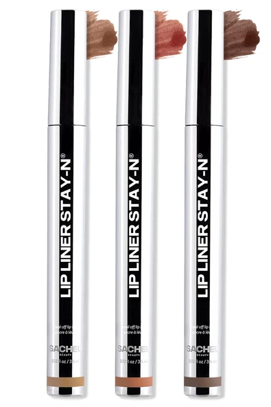 Sacheu Lip Liner Stay-n Soyulabilir Uzun Süre Kalıcı Dudak Çizgisi Belirginleştirici 3'lü Set ürün görseli 1