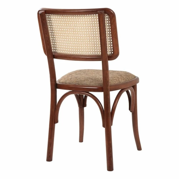 Sofa Hasırlı Ahşap İskandinav Sandalye - Resim 7