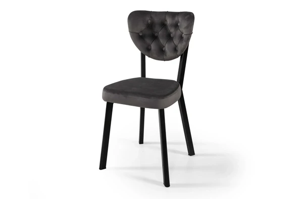 Olivya Metal Sandalye, Kapitoneli - Resim 6