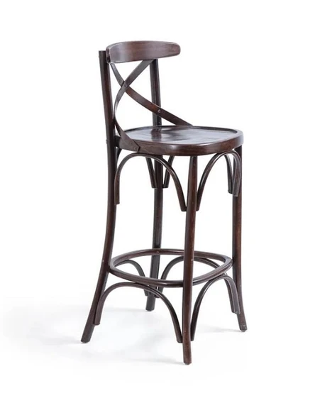 Thonet Ahşap Bar Sandalyesi - Resim 10