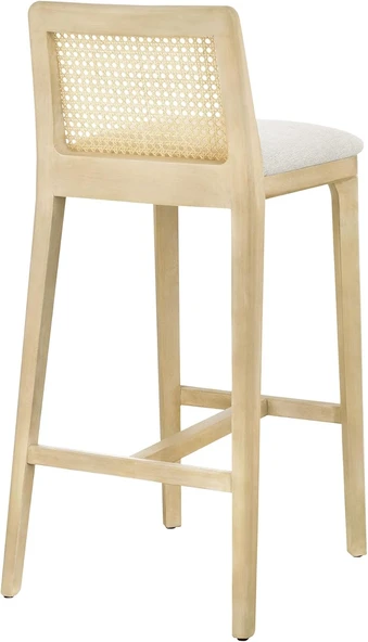 Martha Krem Bar Sandalyesi - Resim 5