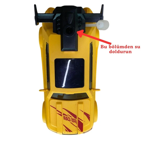 Şarjlı Duman Atan Oyuncak Araba - STUNT SPRAYCAR - Resim 3