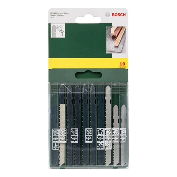 Bosch 2609256746 10 Parça Dekupaj Testere Bıçağı Seti ürün görseli 1