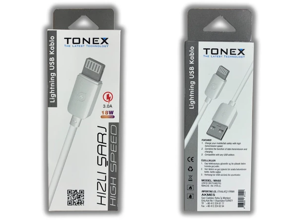 Tonex Usb To Lightning Kablo 30 Adet - MA92 - Resim 2