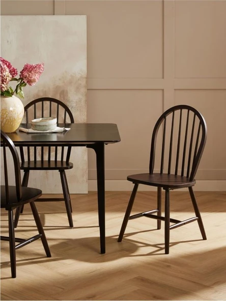 Rustica Classic Ahşap Yemek Sandalyesi - Resim 2