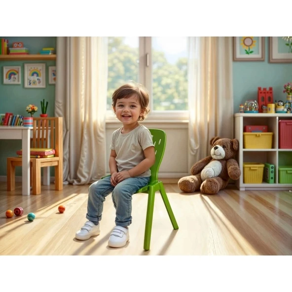 Mey İthalat® Renkli Tekli Sandalye - Resim 5