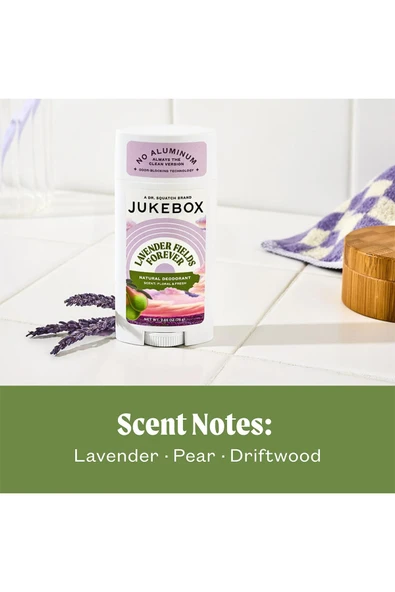 Jukebox Lavender Fields Forever Alüminyumsuz Stick Deodorant 75GR - Resim 3