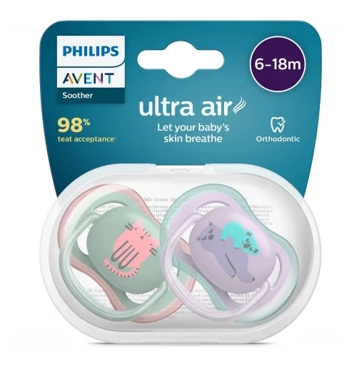 Mey İthalat®   Ultra Air Emzik 6-18 Ay Kız ürün görseli 1