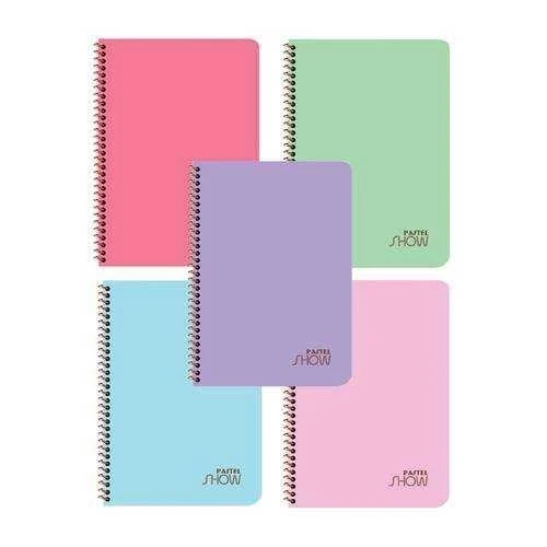 Keskin Color A4 72 Yp.Düz Pp Kp.Spiralli Pastel Show Defter ürün görseli 1
