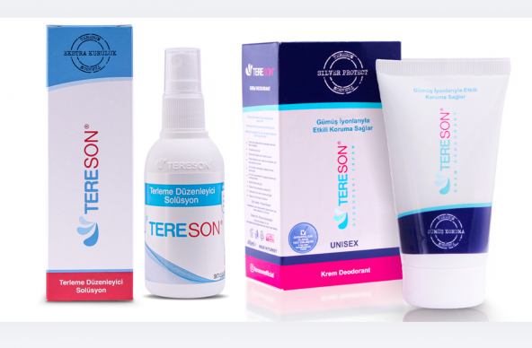Tereson Tereson Terleme Önleyici Sprey 50 ML + Krem Deodorant Gümüş İyonlu 40 ML ürün görseli 1