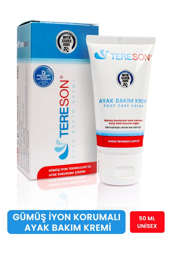 Tereson Tereson Koku Karşıtı Ayak Bakım Kremi 50 ml (Gümüş İyon Korumalı ) ürün görseli 1