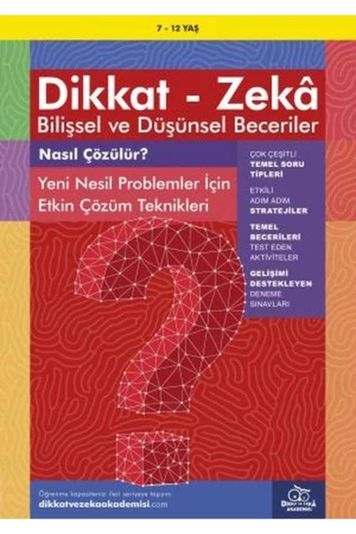 Dikkat Zeka Nasıl Çözülür 7-12 Yaş ürün görseli 1