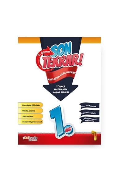Onburda 1.Sınıf 2.Dönem Son Tekrar ürün görseli 1