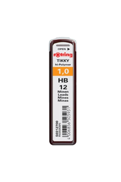 Rotring Hi-Polymer Kurşun Kalem Ucu 0.9 Mm (Hb) S0312700 ürün görseli 1
