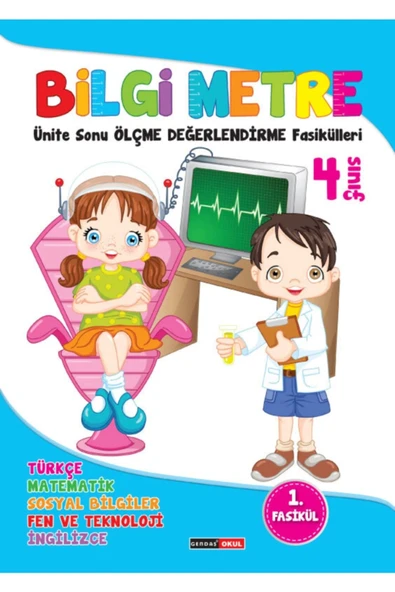 Gendaş 4.Sınıf 2.Dönem Tüm Dersler Bilgimetre Ölçme Değerlendirme ürün görseli 1