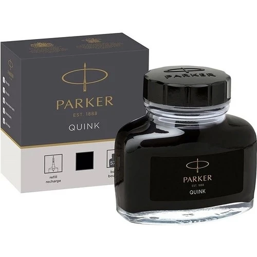 Parker Quınk Şişe Mürekkep Siyah S0037460 ürün görseli 1