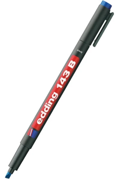 Edding E-143 B Ohp Marker 1-3 Mm Kalem Mavi Kod: Ed14303 ürün görseli 1