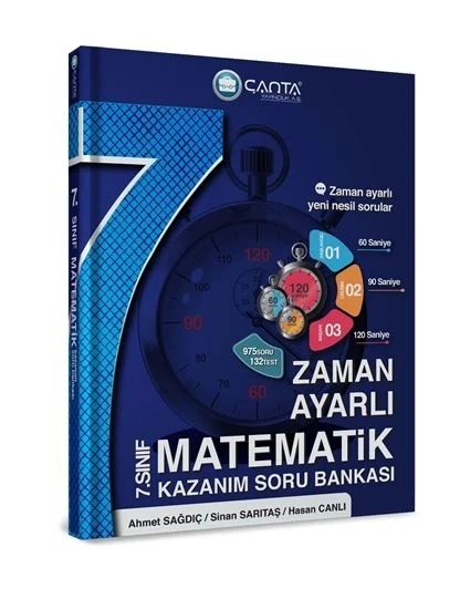 Çanta 7.Sınıf Zaman Ayarlı Matematik Kazanım Soru Bankası ürün görseli 1