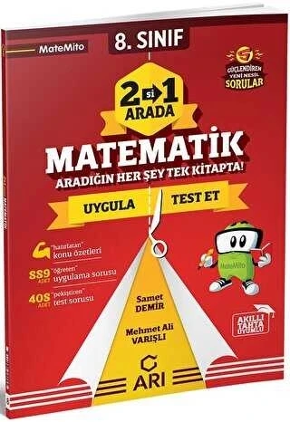Arı 8.Sınıf 2 Si Birarada Matematik Uygula Test Et ürün görseli 1