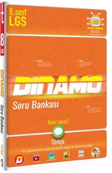 Tonguç 8.Sınıf Türkçe Dinamo Soru Bankası ürün görseli 1