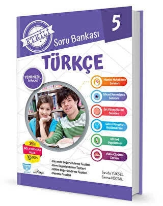 Gendaş 5.Sınıf Türkçe Soru Bankası ürün görseli 1